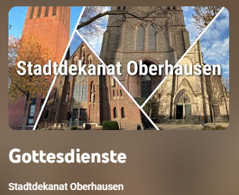 Videogottesdienste Stadtdekanat Oberhausen
