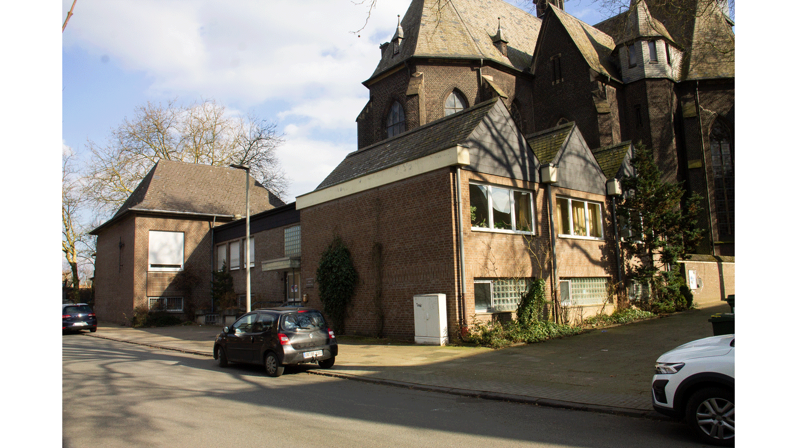 Aussenansicht des Gemeindeheimes Herz Jesu Sterkrade in Oberhausen