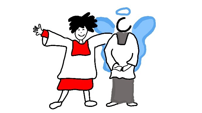 Logo der Messdiener St. Marien, Marhanness