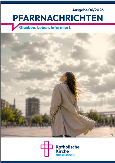 Titelblatt der Ausgabe 2026_01 der Pfarrnachrichten der Stadtpfarrei Oberhausen