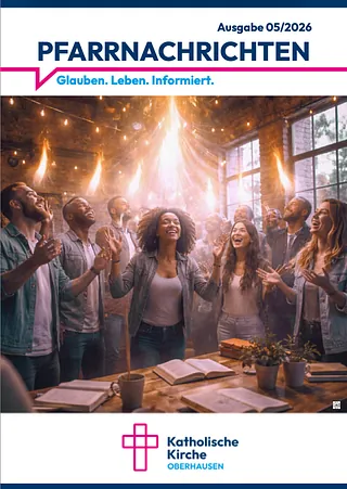 Titelblatt der Ausgabe 2026_01 der Pfarrnachrichten der Stadtpfarrei Oberhausen