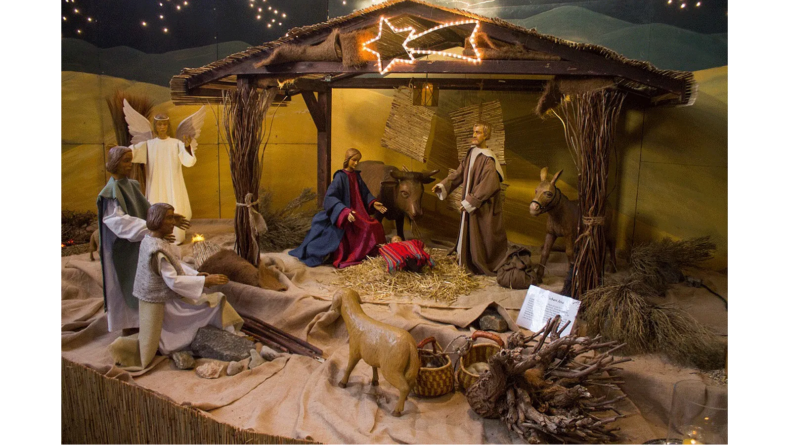 Krippe in der Kirche Herz Jesu Oberhausen Sterkrade aus dem Jahre 2015