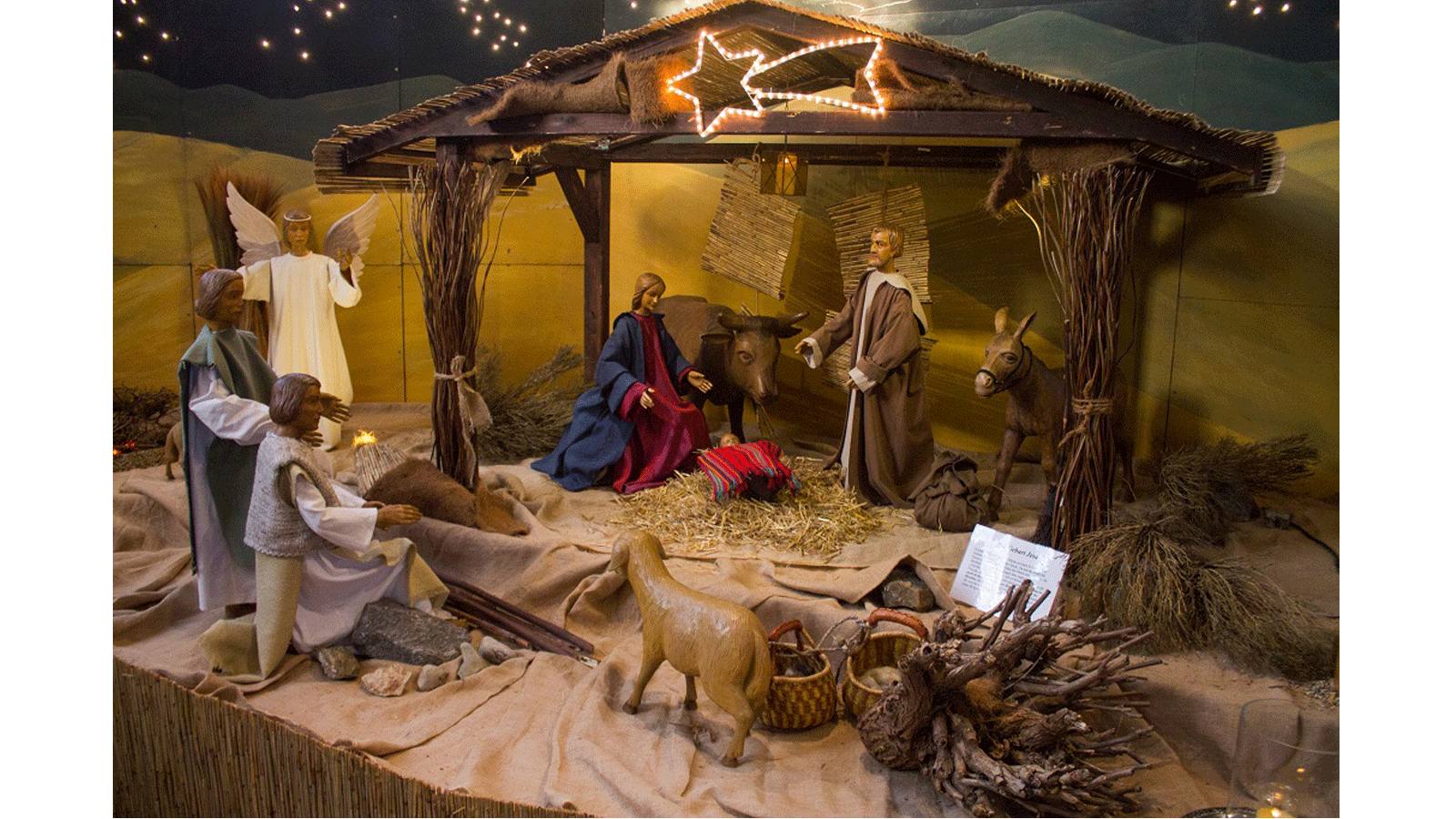 Krippe in der Kirche Herz Jesu Oberhausen Sterkrade aus dem Jahre 2015