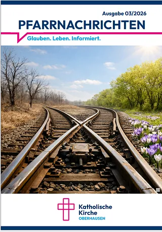 Titelblatt der Ausgabe 2026_01 der Pfarrnachrichten der Stadtpfarrei Oberhausen