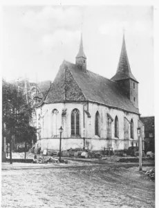 Historisches Foto der St. Pankratius-Kirche in Oberhausen-Osterfeld